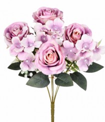 BQ MISTO ROSA E HORTENSIA X7 LAVANDA OUTONO - Distribuidora 12 de Outubro