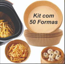 PAPEL DESCART 50UN ANTIAD AIRFRYER REDON 20CM - Distribuidora 12 de Outubro