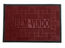 TAPETE EMBORRACHADO BEM VINDO 40X60CM - Distribuidora 12 de Outubro
