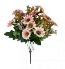 BQ DE MINI MARGARIDA 35CM ROSE C/ ROSA - Distribuidora 12 de Outubro