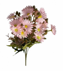 BQ MINI FLOR C/7G 35CM ROSA - Distribuidora 12 de Outubro