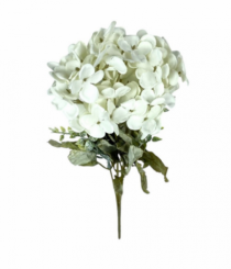 BQ DE HORTENCIA 34CM CREME - Distribuidora 12 de Outubro