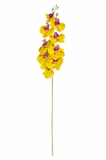 HASTE DE ORQUIDEA 3D 106CM AMARELO - Distribuidora 12 de Outubro
