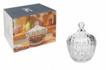 BOMBONIERE DE VIDRO 14X11 CM - Distribuidora 12 de Outubro