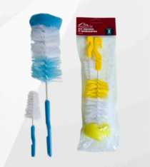 KIT ESCOVA P/ MAMADEIRA C/2PCS 24CM - Distribuidora 12 de Outubro