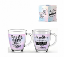 CANECA DE VIDRO 370ML - Distribuidora 12 de Outubro