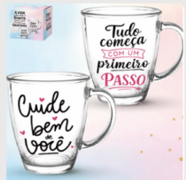 CANECA DE VIDRO 370ML - Distribuidora 12 de Outubro