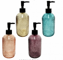 PORTA SABONETE LIQUIDO VIDRO LIEGE GLAM SORTI - Distribuidora 12 de Outubro