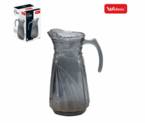 JARRA VIDRO C/ TAMPA ACRILICO DOUX CINZA 1,5L - Distribuidora 12 de Outubro