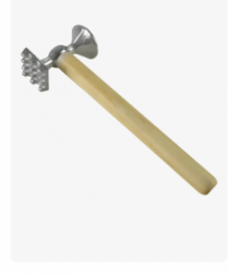 MARTELO CABO DE MADEIRA BATE BIFE PEQ 19CM - Distribuidora 12 de Outubro