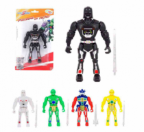 BONECO SUPER HEROI COM LUZ E SOM SUPER ESPADA - Distribuidora 12 de Outubro