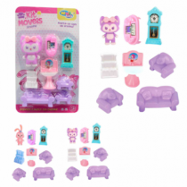 KIT MOVEIS LITTLE HOUSE SRT MODELO 8 PCS - Distribuidora 12 de Outubro