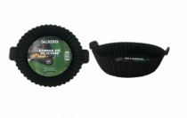FORMA DE SILICONE REDONDA P/ AIRFRYER 20CM - Distribuidora 12 de Outubro