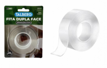 FITA DUPLA FACE TRANSP ADESIVA 20X3X1CM - Distribuidora 12 de Outubro