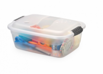 CONTAINER ORGANIZADOR BAIXO 3 L TRANSPARENTE - Distribuidora 12 de Outubro