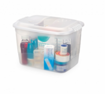 CONTAINER ORGANIZADOR ALTO 3,7 L TRANSPARENTE - Distribuidora 12 de Outubro