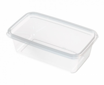 POTE MULTIUSO RETANGULAR 1,2 L TRANSPARENTE - Distribuidora 12 de Outubro