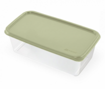 POTE MULTIUSO RETANGULAR 3 L TRANSPARENTE COM - Distribuidora 12 de Outubro