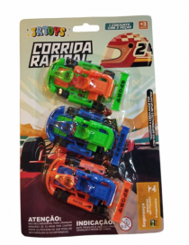 CARRINHO DE PLAST 3 PCS MOTOR FRICCAO - Distribuidora 12 de Outubro