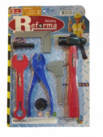 CONJUNTO FERRAMENTAS DE PLASTICO PQ - Distribuidora 12 de Outubro