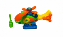 HELICOPTERO DE PLAST MONTA E DESMONTA - Distribuidora 12 de Outubro