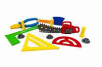 KIT FERRAMENTAS DE PLAST C/ ACESSORIOS - Distribuidora 12 de Outubro