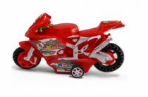MOTO DE PLASTICO C/ MOTOR A FRICCAO PQ BYKE - Distribuidora 12 de Outubro