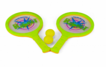 RAQUETE DE PLASTICO C/2 PCS E ACESS. MD - Distribuidora 12 de Outubro