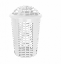 CESTO TELADO REDONDO 60L BRANC - Distribuidora 12 de Outubro
