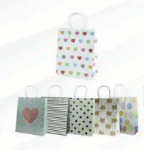 SACOLA PRESENTE ESTAMPAS 21X25,5 - Distribuidora 12 de Outubro