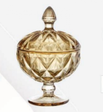 POTICHE DIAMOND AMBAR - Distribuidora 12 de Outubro