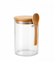 POTE DE VIDRO BORIS 650ML 10.8CM - Distribuidora 12 de Outubro