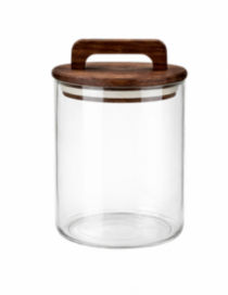 POTE DE VIDRO BORIS 750ML 14.5CM - Distribuidora 12 de Outubro