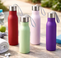 GARRAFA PLASTICA FOSCA COLOR SORTIDAS 600ML - Distribuidora 12 de Outubro