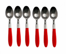 JG DE COLHERES AUSTRALIA VERMELHO C/ 6 PCS - Distribuidora 12 de Outubro