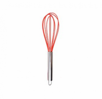 BATEDOR DE CLARAS INOX C/HASTES SILICONE 25CM - Distribuidora 12 de Outubro
