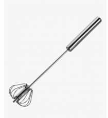 BATEDOR DE CLARAS MANUAL GIRATORIO INOX 25CM - Distribuidora 12 de Outubro
