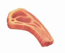 BRINQUEDO BISTECA EM BORRACHA PVC MARROM C/ S - Distribuidora 12 de Outubro