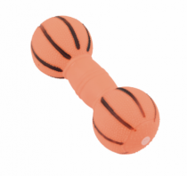 BRINQUEDO HALTER EM BORRACHA PVC LARANJA C/ S - Distribuidora 12 de Outubro