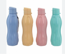 GARRAFA TAMPA FLIP CORES SORTIDAS 600ML - Distribuidora 12 de Outubro