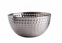 SALADEIRA MARTELADA P INOX 840ML 15CM - Distribuidora 12 de Outubro
