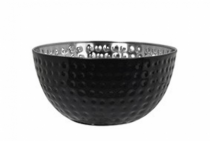 SALADEIRA MARTELADA P PRETA 840ML 15CM - Distribuidora 12 de Outubro