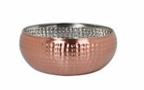 CENTRO DE MESA ROSE GOLD 18CM - Distribuidora 12 de Outubro