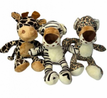 BRINQUEDO DE PELUCIA 18CM-LEAO/ONCA/TIGRE - Distribuidora 12 de Outubro