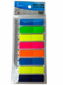COLE ANOTE DE PLASTICO PET 100 FOLHAS - Distribuidora 12 de Outubro