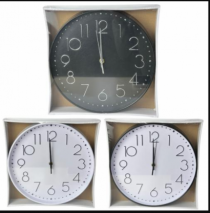 RELOGIO DE PAREDE 30 CM - Distribuidora 12 de Outubro
