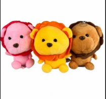 BRINQUEDO DE PELUCIA 18 CM - LEAO - Distribuidora 12 de Outubro