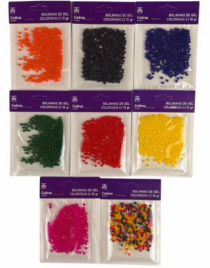 BOLINHAS DE GEL COLORIDAS 10 GRAMAS - Distribuidora 12 de Outubro