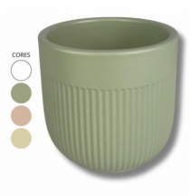 VASO DE CERAMICA 9,5X8,5 CM - Distribuidora 12 de Outubro