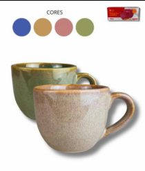 XICARA DE CERAMICA C/4 UNIDADES 160 ML CADA - Distribuidora 12 de Outubro